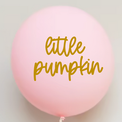 little pumpkin customizable latex balloon big 36"