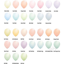 11 INCH l Custom Pastel Latex Balloons l Matte Chalk or Soft Finish