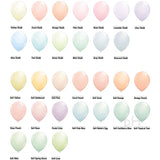 11 INCH l Custom Pastel Latex Balloons l Matte Chalk or Soft Finish