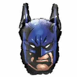 Batman Head balloon in blue mask