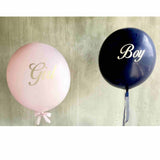 Gender Reveal Garland Kit | Matte Navy Blue and Chalk Pink