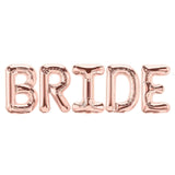 BRIDE Balloon Banner | Silver | Rose Gold | Gold | Pink | Blue