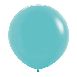 Caribbean Blue Latex Balloons - 24 IN