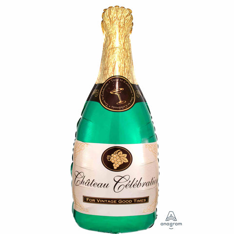 Champagne Bottle Balloon - 36 IN - Chateau Celebration and Bubbly Bar Sign