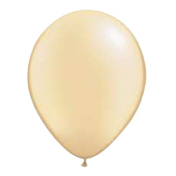 Custom layered champagne latex balloons