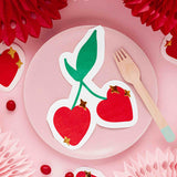 Cherry Cocktail Paper Napkins | Set 20