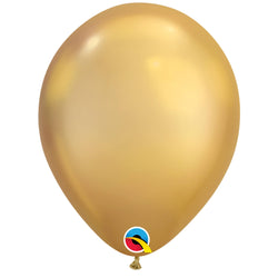 Gold Chrome Latex Balloons Qualatex