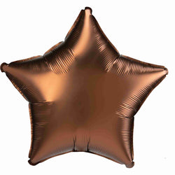 cocoa brown star balloon