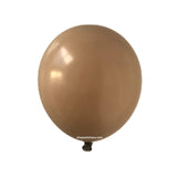 Coffee Brown Latex Balloons | 12 INCH (30cm) | Package 10