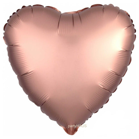 18 Inch Copper Foil Heart Balloon