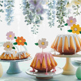 Daisy Flower Party Picks or Toppers | Set 8