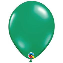 Emerald Green 11 IN (28cm) Round Latex Balloons Package 10 Qualatex