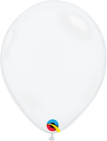 Clear Diamond 9 IN (23cm) Round Latex Balloons Package 10 Qualatex Super clear