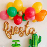 Gold FIESTA Script Balloon | 53 Inch