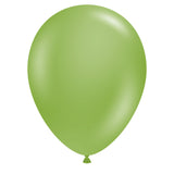 11 inch fiona green latex balloons by tuftex