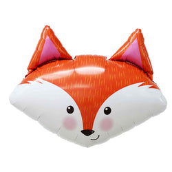 33 Inch Fox Head Foil Balloons Foxy!  Woodland birthday decoration