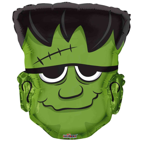 Green Frankenstein Monster Head Balloon