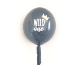 WILD ONE DECALS FOR 36 IN (90cm) Round Latex Balloons