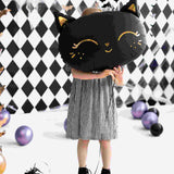 Matte Black Cat Foil Balloons | 19 INCH