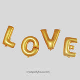 40 inch gold love balloons