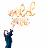 WILD ONE Letter Balloon Banner