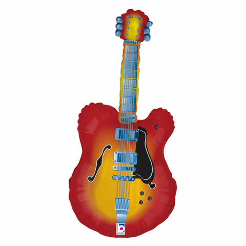 electric guitar balloon 43 inch music birthday or party for musician