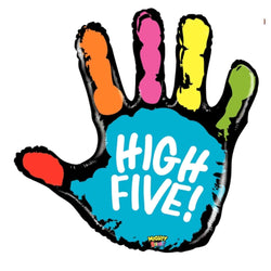 Neon High Five Balloons in 40 INCH - neon hand foil balloon