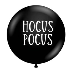 Hocus Pocus big custom latex Halloween balloons - choose your colors and decal color 