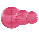 Fuchsia Pink Paper Lantern Decorations | 14 Inch