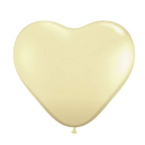 Ivory silk matte latex balloons