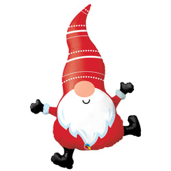 Jolly Santa Christmas Gnome Balloon | 42 INCH