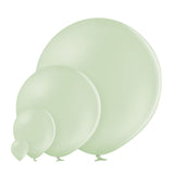 5 IN Mini Pastel Kiwi Cream Green Latex Balloons