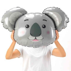 Cute koala bear head balloon