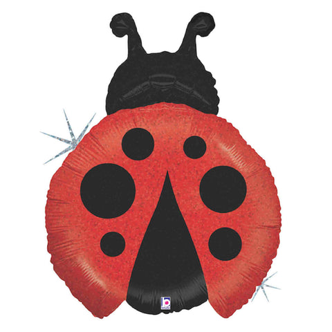 Ladybug foil balloon in 27 inch