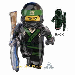 Lego Ninjago Balloon Bouquet | Set 5 Balloons | Licensed Anagram Internnational