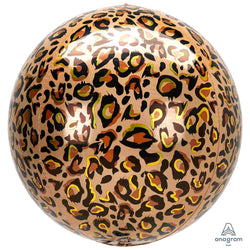 Leopard animalz print orbz balloons by anagrams