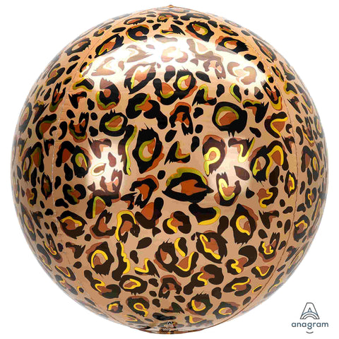 Leopard animalz print orbz balloons by anagrams