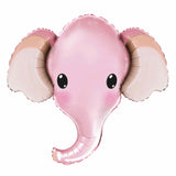 Light pink elephant head balloon