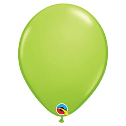 Lime Green 11 IN (28cm) Round Latex Balloons Package 10 Qualatex