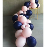 Gender Reveal Garland Kit | Matte Navy Blue and Chalk Pink