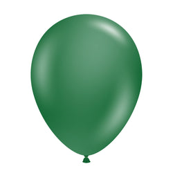 Forest Green in Metallic Pearl finish - 11 IN (28cm) Round Latex Balloons by Tuftex