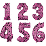 Minnie Mouse Number Balloons 1,2,3,4,5,6