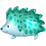 Hedgehog balloon in mint green