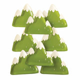 Wilderness Mountain Shaped Paper Party Plates | Package 8