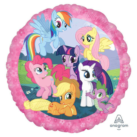 My Little Pony Balloons - 18 Inch Pony Gang - rarity, pinkie pie, rainbow dash, fluttershy, applejack