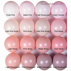 Custom Nude Latex Balloons | Blush Pinks