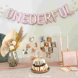 ONEderful Letter Balloons | Silver | Gold | Rose Gold | Pink | Blue