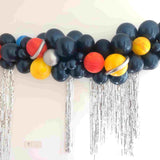 outer space party latex balloon garland