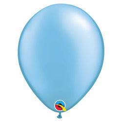 Pale Blue 11 IN (28cm) Round Qualatex Latex Balloons Package 10 Qualatex