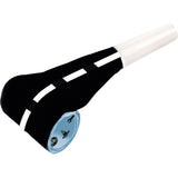 On The Road Party Supplies featuring a cute asphalt road party blower for car or construction theme birthday party